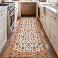 Tangsoo Washable Runner Rug for Hallway Non Slip, 2x6 Boho Floral Vintage by Tangsoo