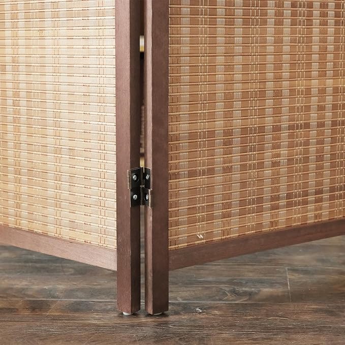 Furnnylane 5 Panel Bamboo Room Divider - Image 4