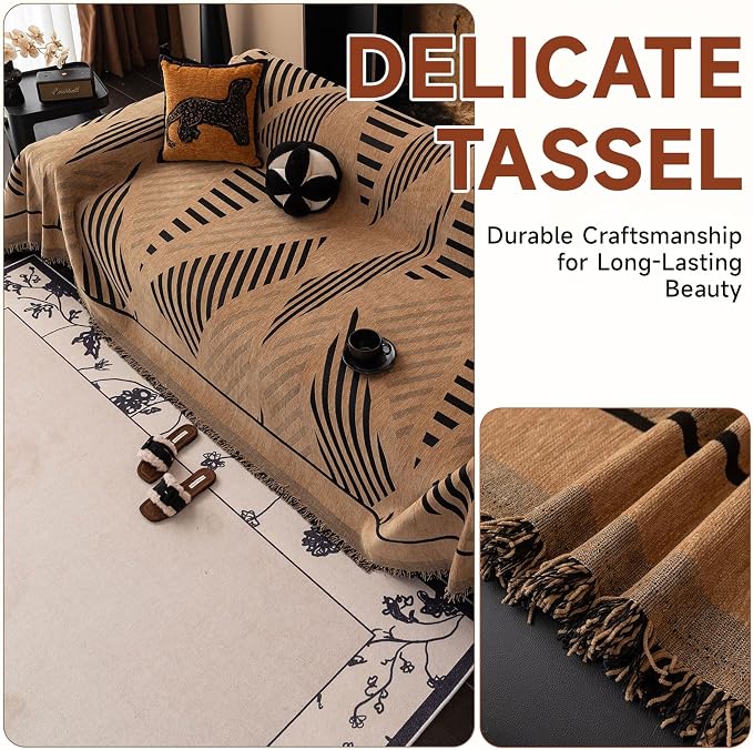VClife Couch Cover Boho Style Sofa Cover - Image 2