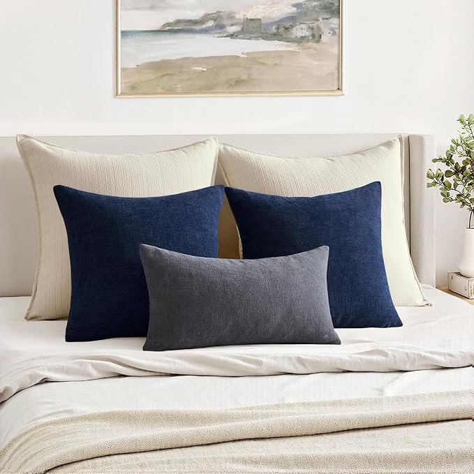 MIULEE Grey Couch Pillow Covers 12x20 Inch - Image 2