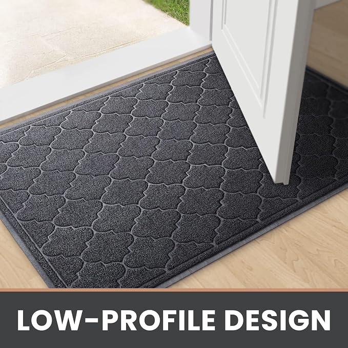 LuxStep Door Mat Large 36X47 Inch Indoor Outdoor Doormat, Non-Slip Low-Profile - Image 7