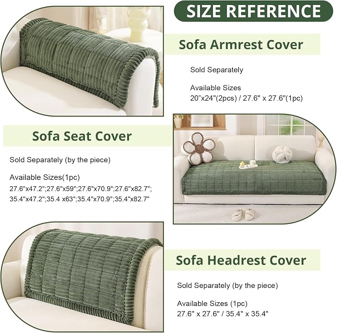 OstepDecor Washable Couch Cover - Image 3