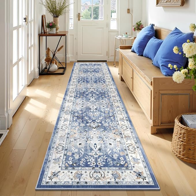 LOKHOM Washable Runner Rug, 2x8 Non-Slip Vintage Hallway Runner Rug - Image 9