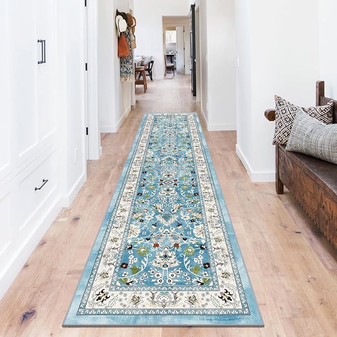 LOKHOM Washable Runner Rug, 2x8 Non Slip Vintage Hallway Runner Rug - Image 9