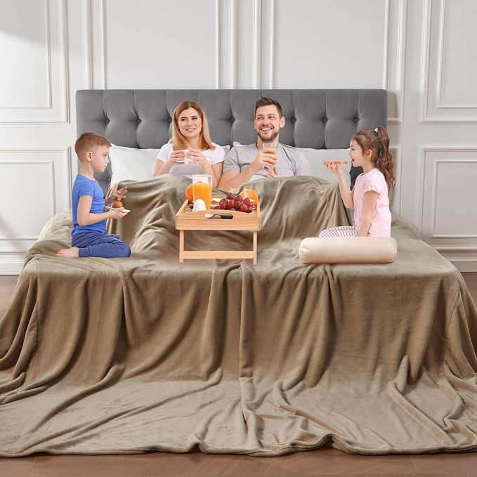 Edenleaf Big Oversized Soft Blanket, Giant Fleece Companion 120x120, California - Image 3