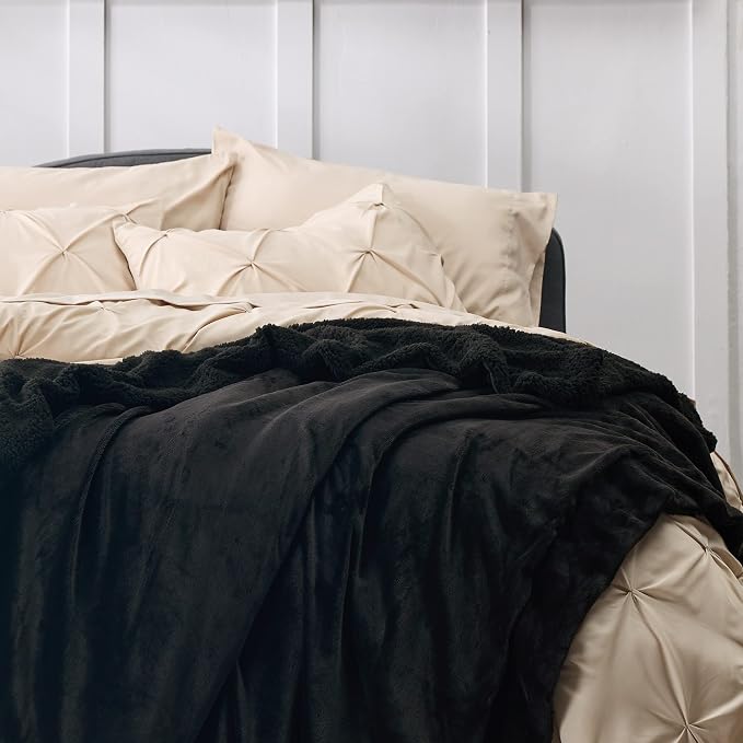 Bedsure GentleSoft Sherpa Fleece Throw Blanket - Image 4
