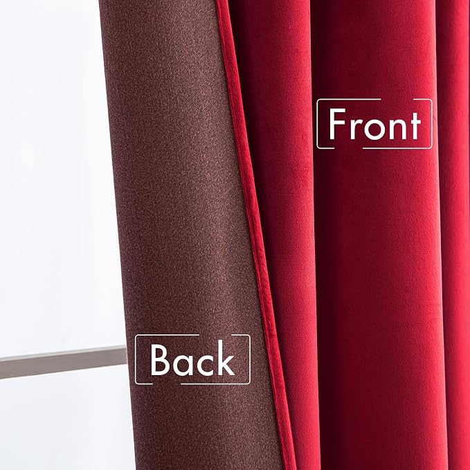 MIULEE Velvet Curtains 90 inches - Image 6