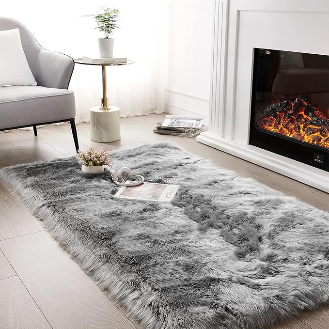 SERISSA Soft Fluffy Area Rug, Shaggy Rug by SERISSAHomeDecorCollection