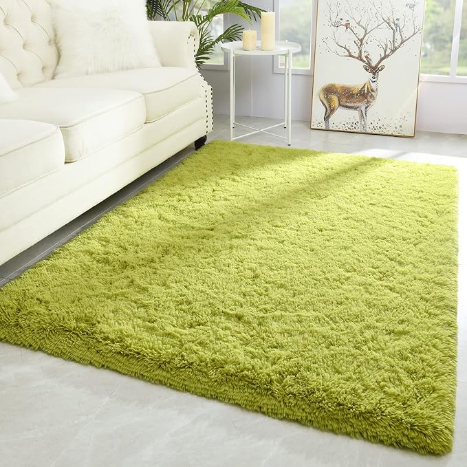 Merelax Modern Soft Fluffy Large Shaggy Rug by Merelax