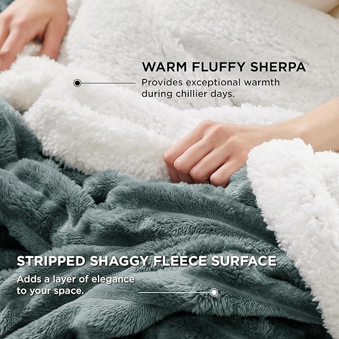 Bedsure Sherpa Blanket King Size - Image 3