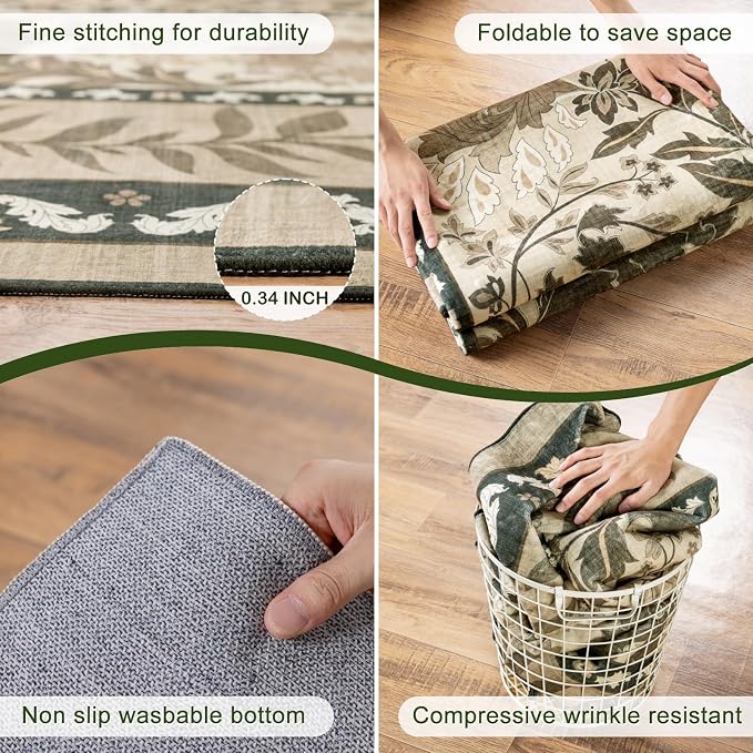 LIANLAM Washable Rug Area Rugs for Living Room - Image 9