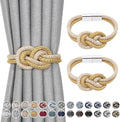 NICEEC 2 Pack Mini Magnetic Curtain Tiebacks Nordic Simple Style Drape Tie by NICEEC