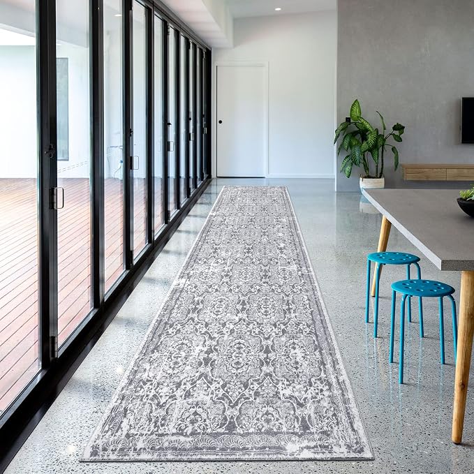 Vaukki Hallway Runner Rug, Vintage Shaggy Soft Laundry Rug Runner, Non Slip - Image 7