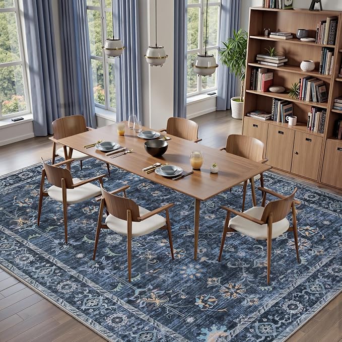 Tangsoo 6x9 Large Area Rug for Living Room, Non Slip Machine Washable Rug for - Image 2