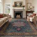 GENIMO 5x7 Area Rugs for Living Room, Machine Washable Rug, Non Slip Indoor by GENIMO