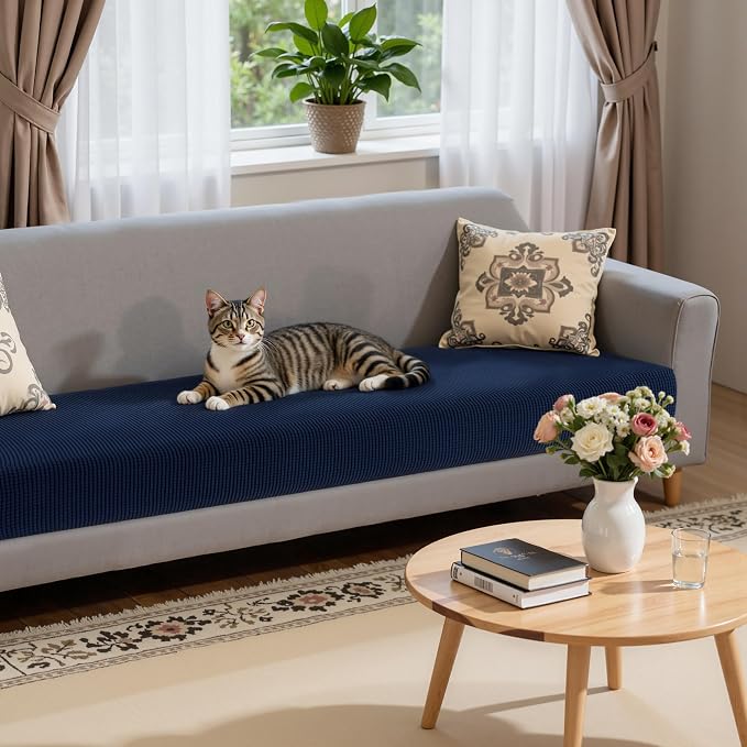 Hokway Stretch Couch Cushion Slipcovers X-Large Reversible Cushion Replacement - Image 5