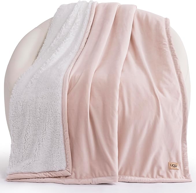 UGG Bliss Throw Blanket Plush Soft Fleece Fluffy Blankets by UGG