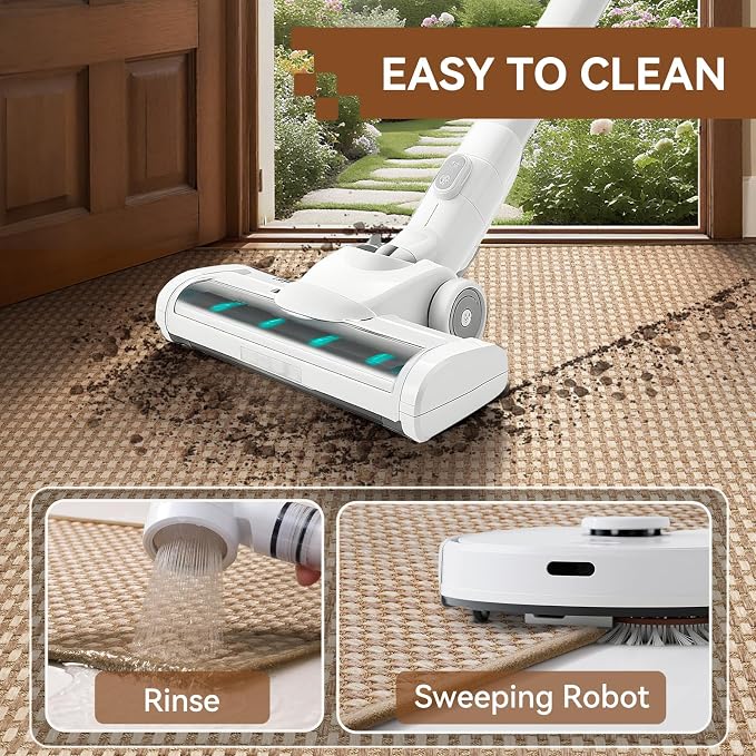 Front Door Mat 31''x47'', Absorbent Dirt Resist Washable Non Slip Low-Profile - Image 5
