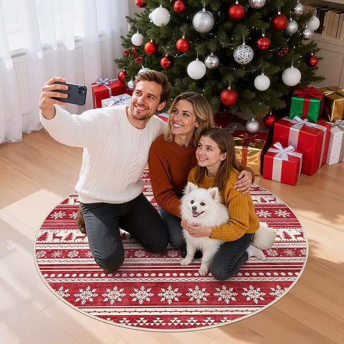 cotiled Area Rugs for Living Room Washable Living Room Rug Soft Neutral Indoor - Image 5