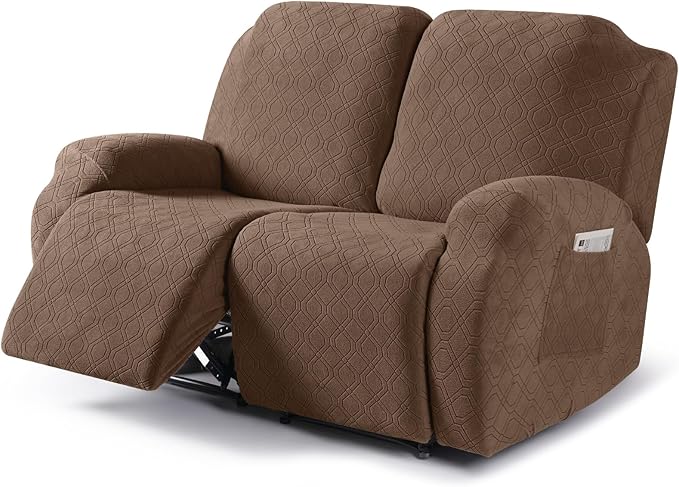 VANSOFY Recliner Cover, 2-Pieces Stretch Reclining Couch Cover by VANSOFYFURNITURECOVERS