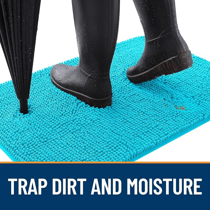 OLANLY Dog Door Mat for Muddy Paws 70x46, Absorbs Moisture and Dirt, Absorbent - Image 2