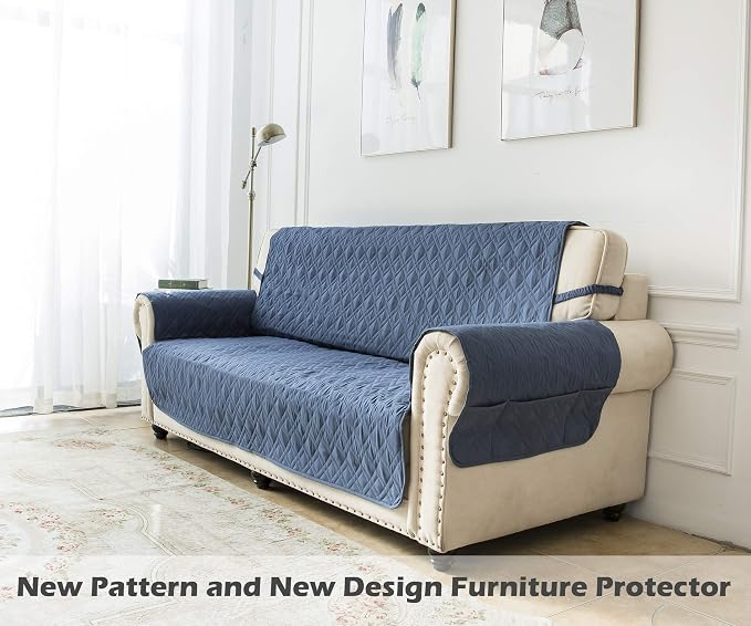 Ameritex Couch Sofa Slipcover 100% Waterproof Nonslip Quilted Furniture - Image 6
