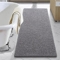 LOCHAS Luxury Bathroom Rug Shaggy Bath Mat 24 x 54 Inch, Washable Non Slip Bath by LOCHAS