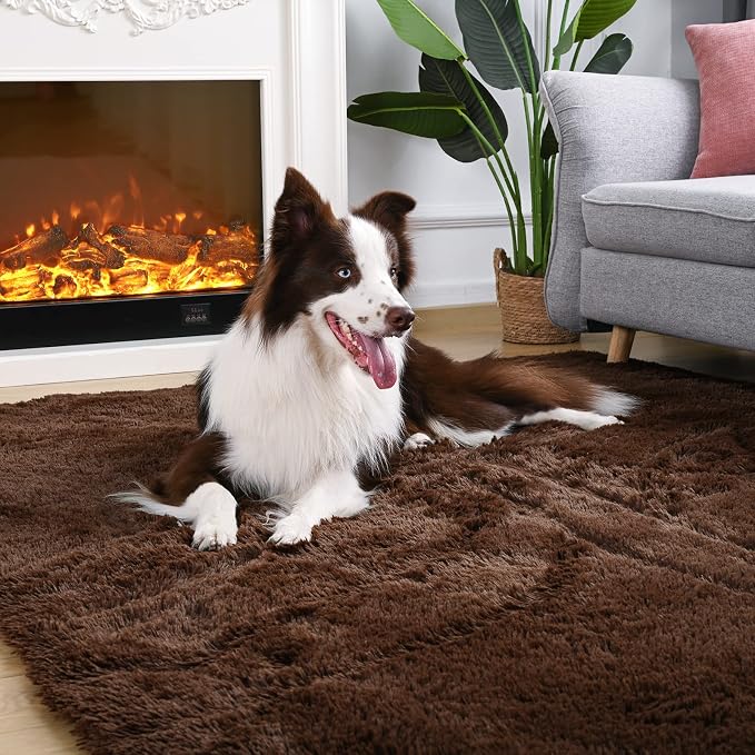Merelax Soft Modern Indoor Large Shaggy Rug - Image 6