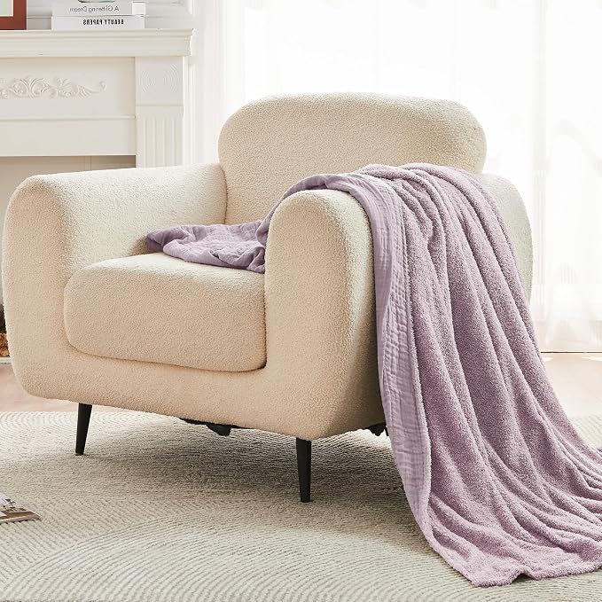 EMME Muslin and Fleece Twin Blanket Reversible - Image 8