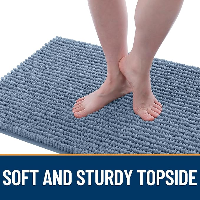 OLANLY Dog Door Mat for Muddy Paws 36x24, Ultra Absorbent Chenille Mud Doormat - Image 3