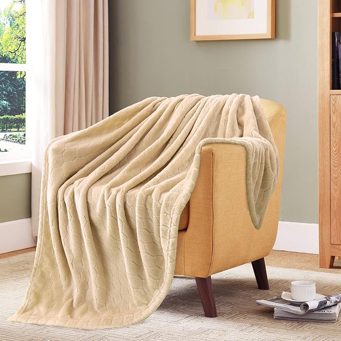 TOONOW Fleece Blanket Super Soft Cozy Throw Blanket 50" x 60", Lightweight - Image 6