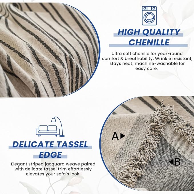 VClife XXL Sofa Cover Chenille Couch Cover - Image 2