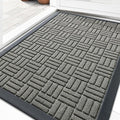 OLANLY Front Door Mat Outside Entrance 29.5x17, Heavy Duty Sturdy Natural by OLANLY