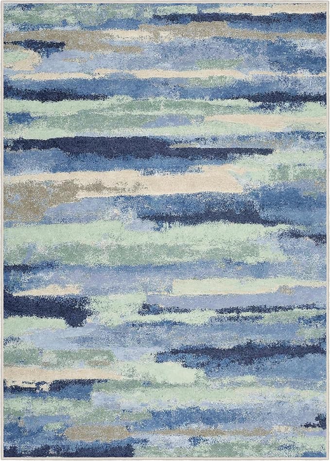 GENIMO 5X7 Washable Modern Area Rugs - Image 9
