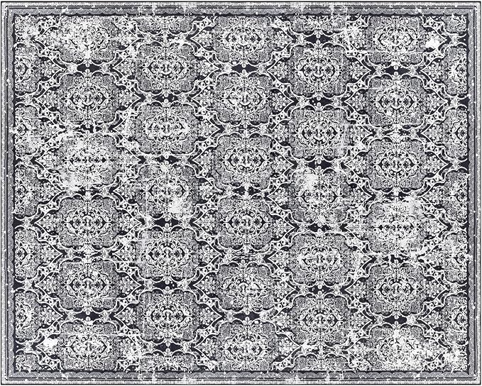 Vaukki Living Room Rug, Vintage Shaggy Soft Laundry Rug, Non Slip Kitchen Area - Image 9