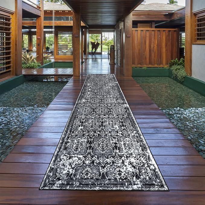Vaukki Hallway Runner Rug, Vintage Shaggy Soft Laundry Rug Runner, Non Slip - Image 6