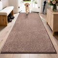 PURRUGS Dirt Trapping Door Mat 31.5" x 70", Non-Slip Machine Washable Entryway by PURRUGS