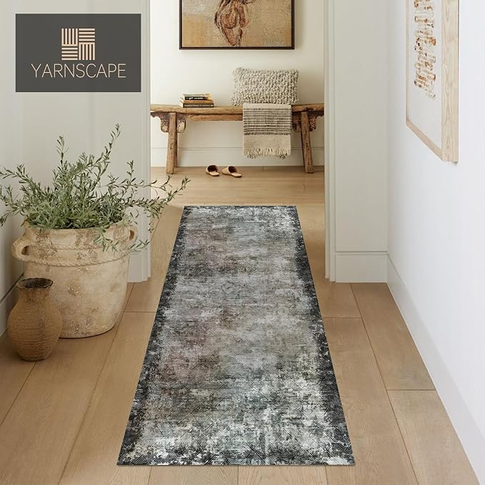 YARNSCAPE 2'6'' x 8' Washable Area Rug - Image 3