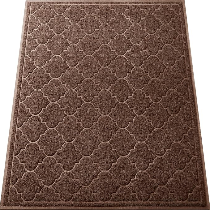 LuxStep Door Mat Large 36"x47"Indoor Outdoor Doormat, Non-Slip Low-Profile by LuxStep