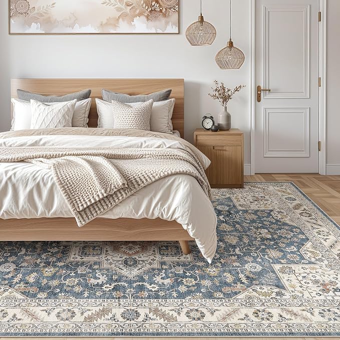 Vintage Living Room Area Rug 5x7 - Image 6