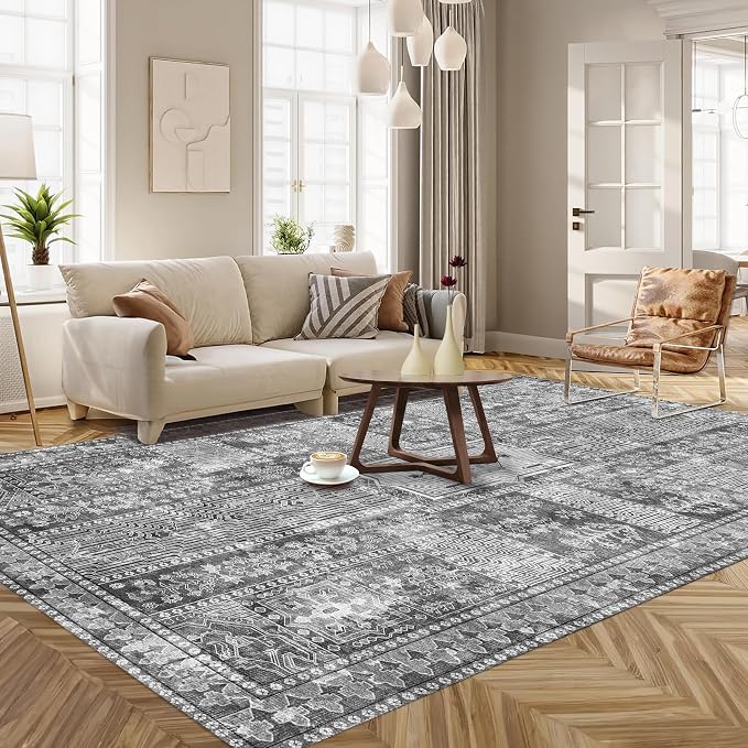 YARNSCAPE Vintage 6' x 9' Washable Area Rug - Image 2