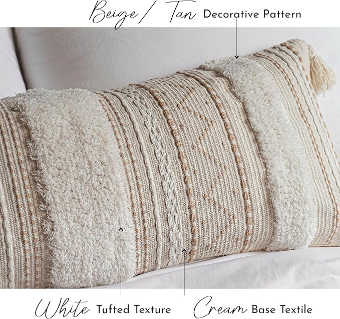 BlissBlush 14x36 Lumbar Pillow Cover - Image 5