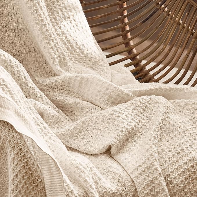 Bedsure Gentlesoft 100% Cotton Blanket King Size - Image 4