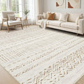 cotiled 9x12 Area Rug Living Room: Washable Boho Rugs by COTILED