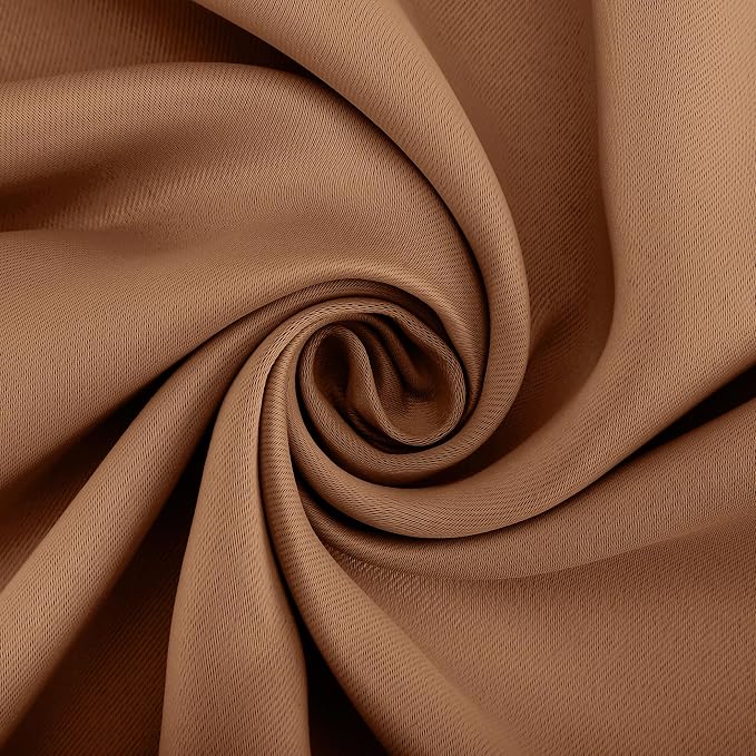 Sun Zero Easton Energy Saving Blackout Grommet Curtain Panel, Sunbaked Brown - Image 7