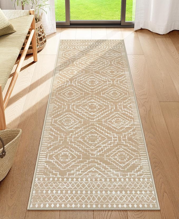 Wonnitar Washable Kitchen Runner Rug 2x6, Moroccan Runners by Wonnitar