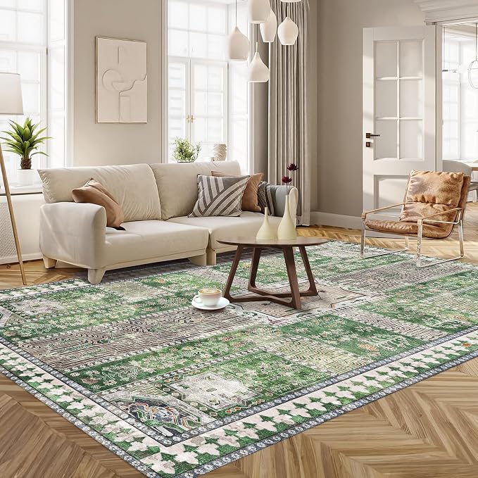 YARNSCAPE Vintage 3' x 5 ' Washable Area Rug - Image 2