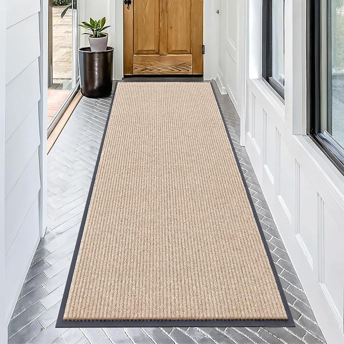 OLANLY Front Door Mat Indoor Outdoor Entrance, Waterproof Heavy Duty Doormat by OLANLY