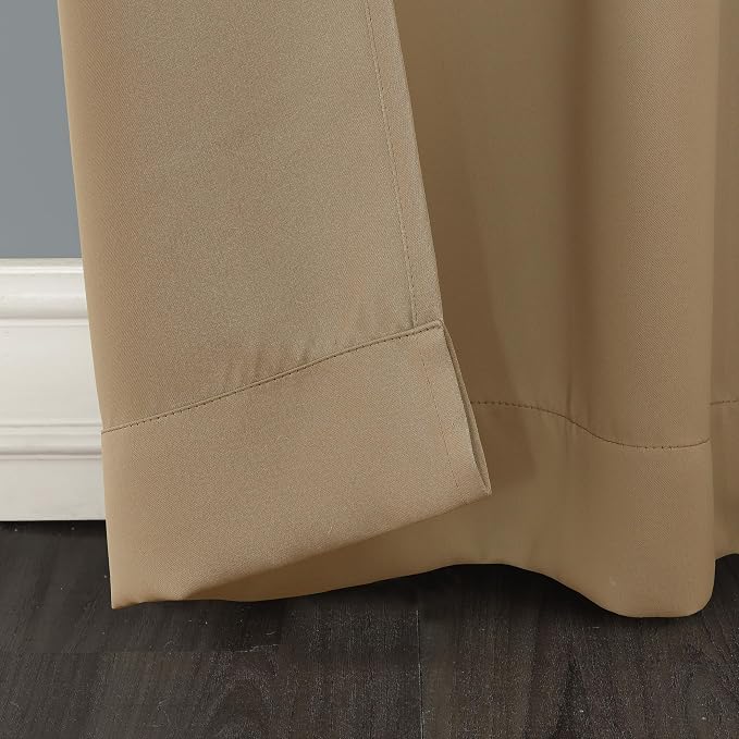 Sun Zero Easton Extra-Wide Blackout Grommet Sliding Patio Door Curtain Panel - Image 3