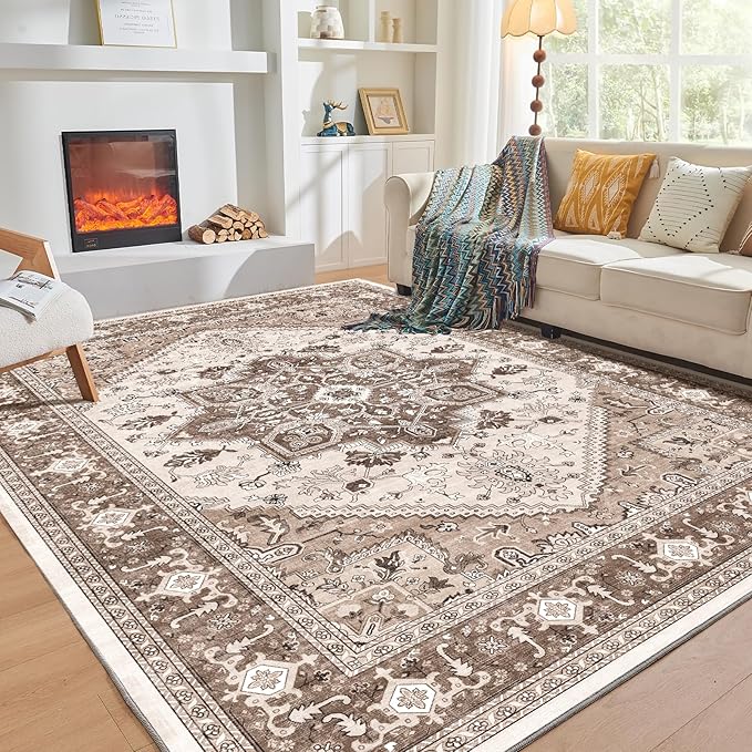 OPPODREAM Soft Area Rugs 4x6, Low-Pile Washable Rugs 4x6 by OPPODREAM